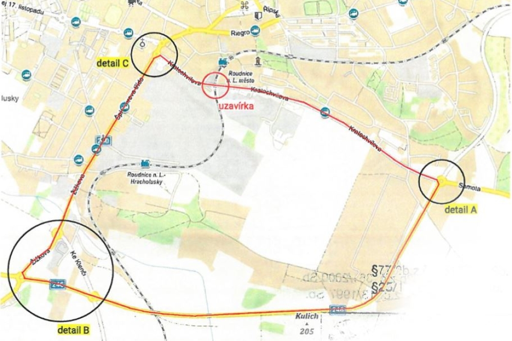  Rekonstrukce mostku do října omezí průjezd Kratochvílovou ulicí