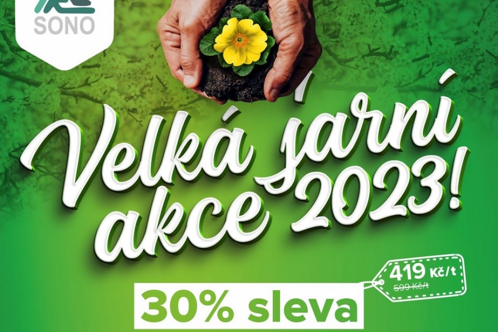  SONO nabízí kompost za výhodnou cenu