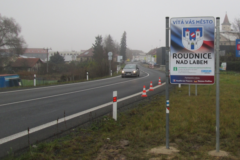  Roudnice má nové vítací tabule