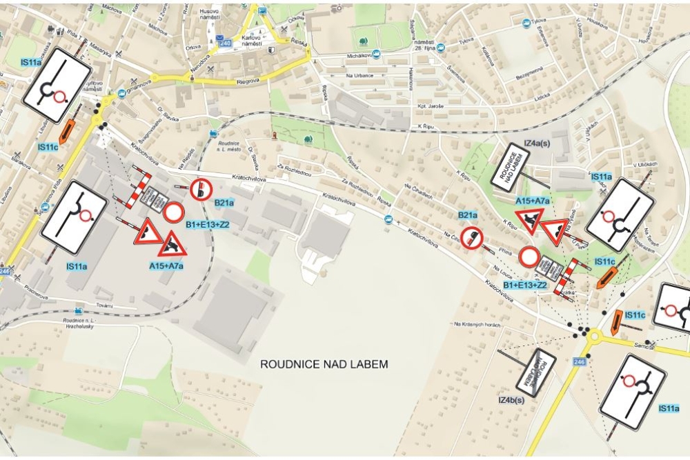  Oprava povrchu vozovky uzavře silnici na Krabčice