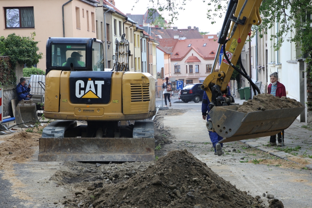  Rekonstrukce v&nbsp;ulici Dr. Slavíka pokračuje dle plánu