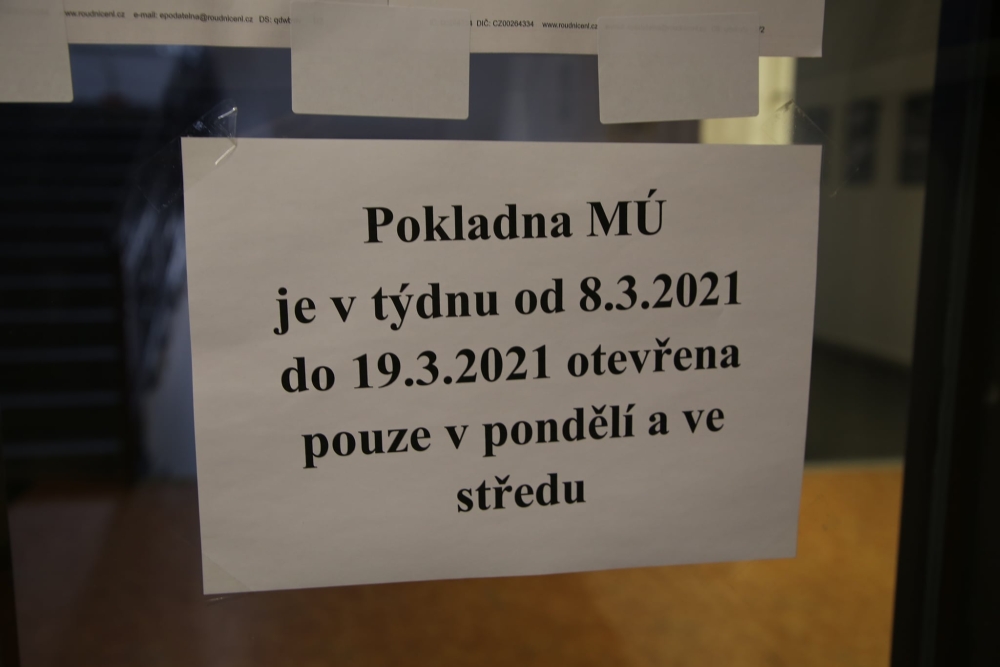  Omezení provozu pokladny